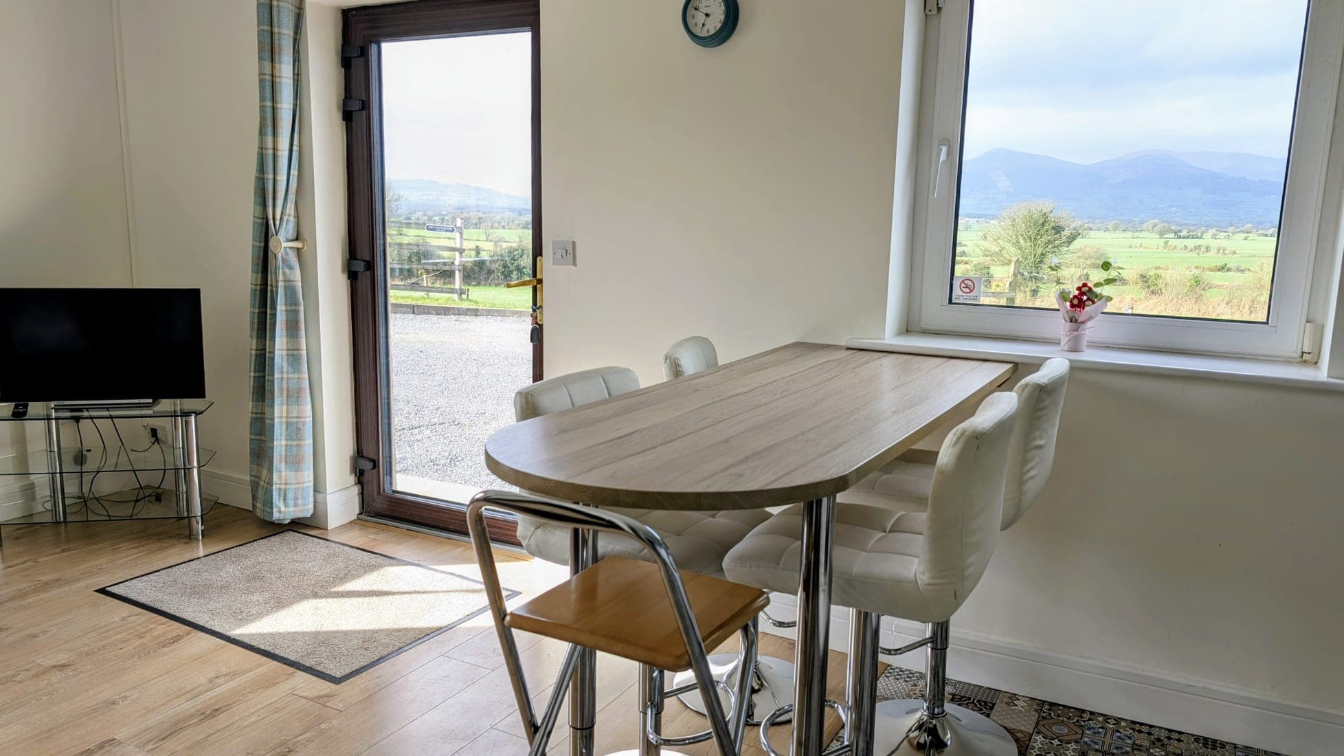 Kitchen and living area