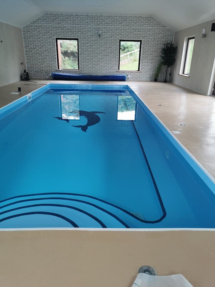 Indoor heated pool — another angle